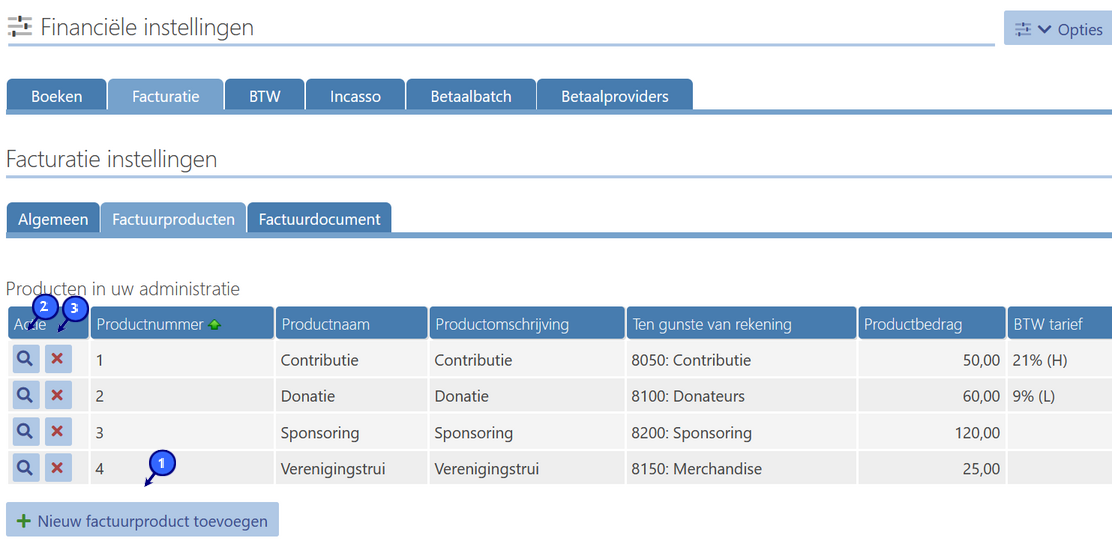 productenoverzicht