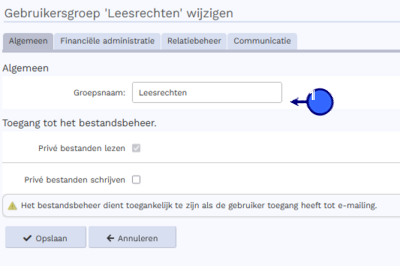 Groepen en Rechten